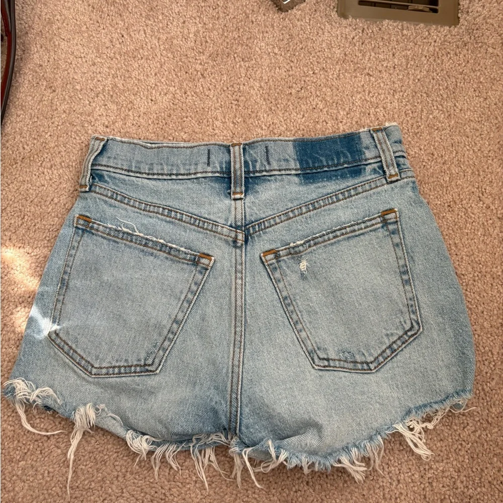 Abercrombie & Fitch The Mom Mid Rise Short 00 24 Curve Love - Picture 3 of 3